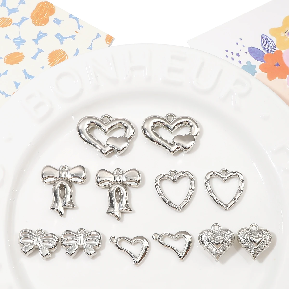 5-20pcs Plastic CCB Love Bow Pendant Handmade DIY Necklace Bracelet Jewelry Hanging Accessories Materials
5-20pcs Plastic CCB Love Bow Pendant Handmade DIY Necklace Bracelet Jewelry Hanging Accessories Materials