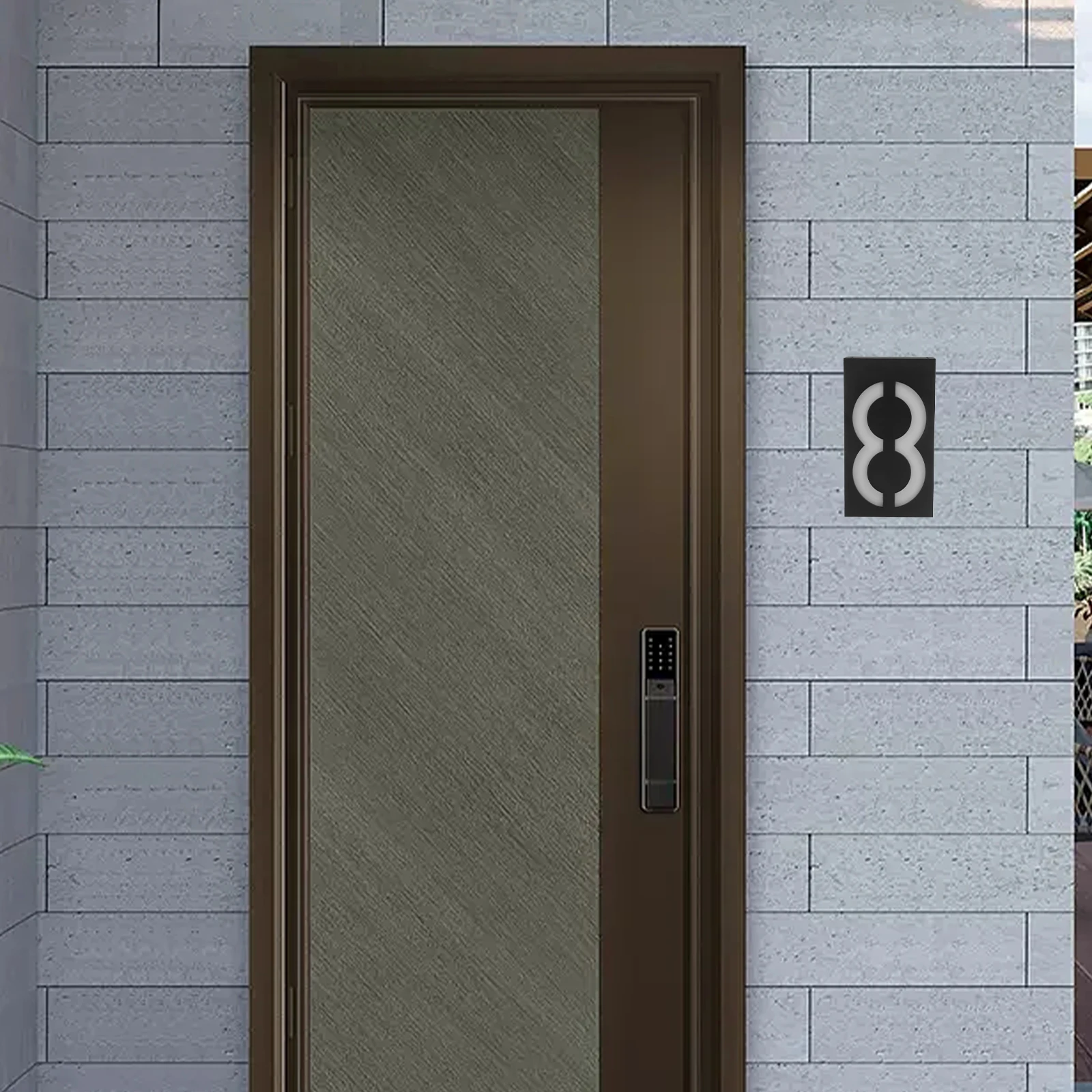Solar Door Plate House Number Address Light Weather Resistant Solar Powered Doorplate Numbers Home Yard Signs LED Illuminated
Solar Door Plate House Number Address Light Weather Resistant Solar Powered Doorplate Numbers Home Yard Signs LED Illuminated