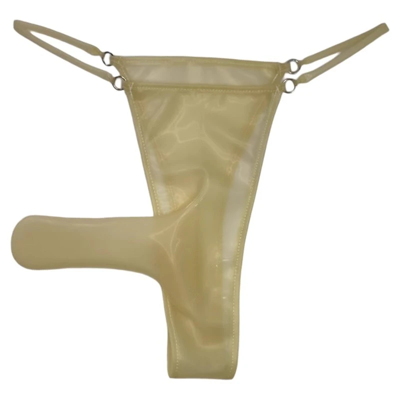 Strap Rubber Sissy G String Thin Man Latex Closed Sheath Thongs Sexy Underwear for Men Bullet Separation Mens Lingerie Mid Waist
Strap Rubber Sissy G String Thin Man Latex Closed Sheath Thongs Sexy Underwear for Men Bullet Separation Mens Lingerie Mid Waist