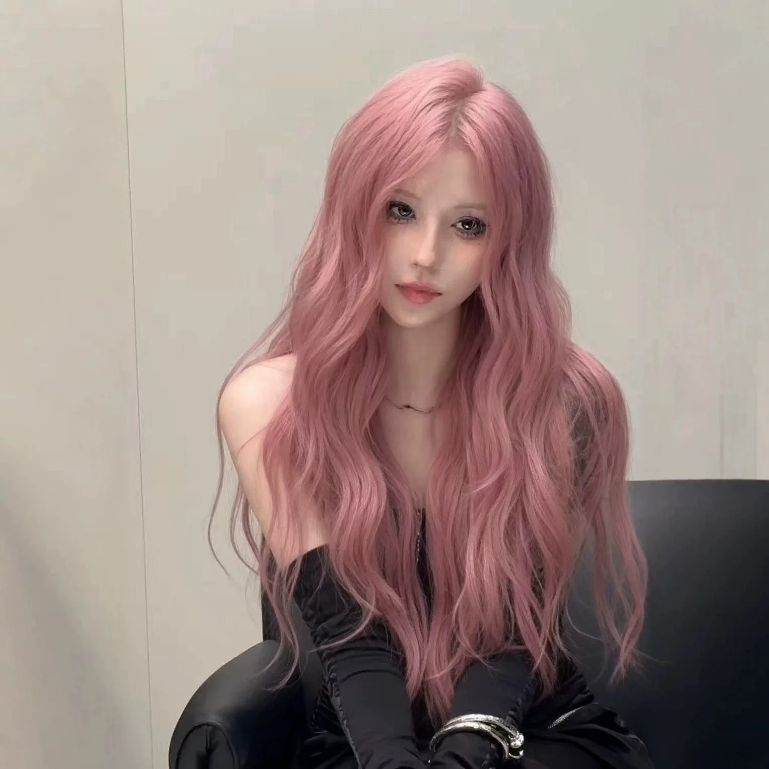 Misty Pink Long Curly Water Wave Wig Center Part Bangs Natural Looking Full Wig For Summer Daily Cosplay For Women synthetic
Misty Pink Long Curly Water Wave Wig Center Part Bangs Natural Looking Full Wig For Summer Daily Cosplay For Women synthetic