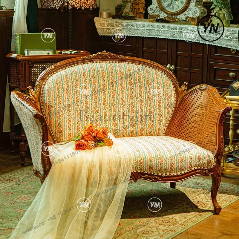 Wabi Stillwind Carved Sofa Chair French Retro Solid Wood Court Villa Rattan Chair
Wabi Stillwind Carved Sofa Chair French Retro Solid Wood Court Villa Rattan Chair