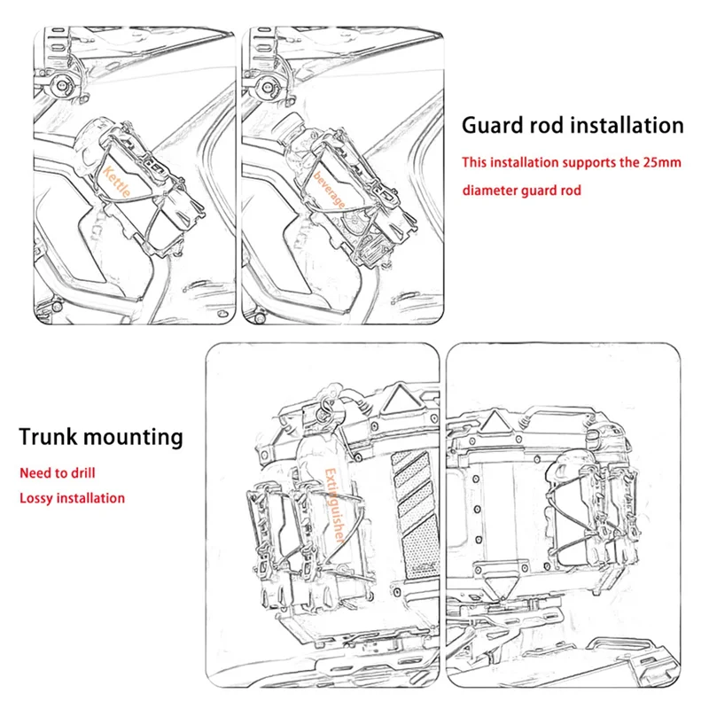 A77Q-Motorcycle 25MM Bottle Kettle Holder Universal Adjustable Kettle Bracket For 25Mm Bar Rear Trunk Kettle Holder
A77Q-Motorcycle 25MM Bottle Kettle Holder Universal Adjustable Kettle Bracket For 25Mm Bar Rear Trunk Kettle Holder