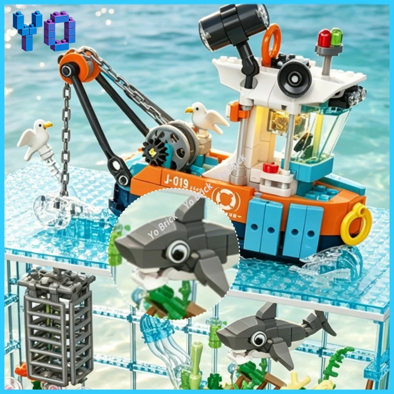 JJ9219 DIY Assembly Diving Adventure Fish Tank Building Blocks Educational Toy Gift for Children
JJ9219 DIY Assembly Diving Adventure Fish Tank Building Blocks Educational Toy Gift for Children