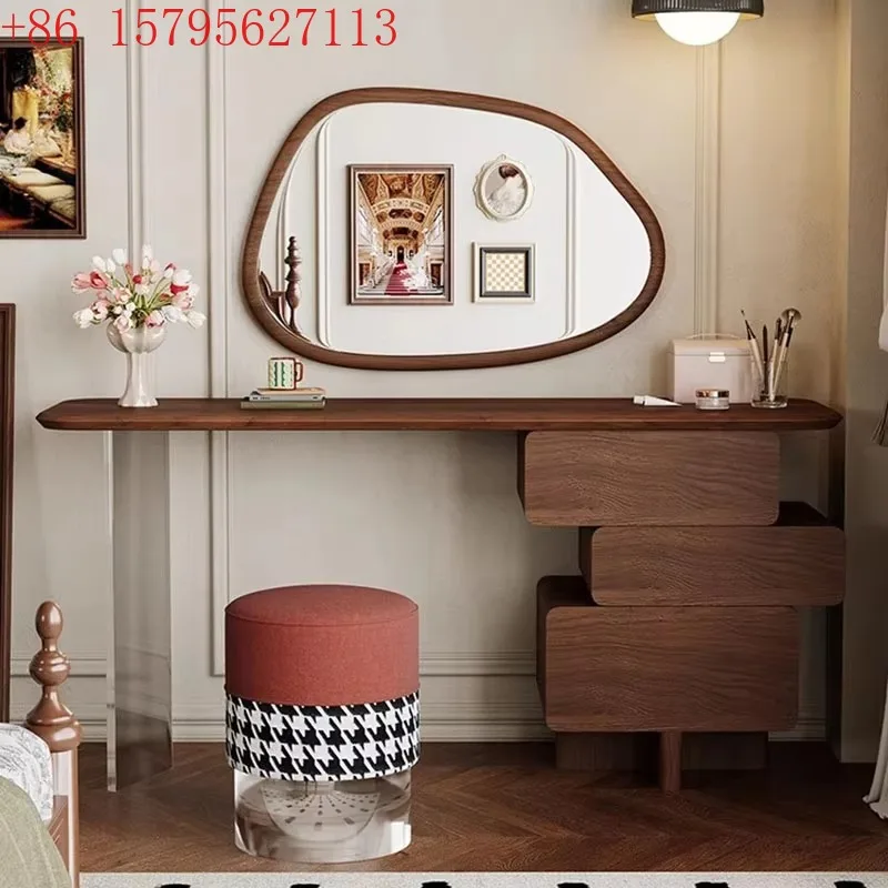 Large Brown Drawer Vanity Table Aesthetic Italian Wooden Salon Makeup Table Space Saving Beauty Tocador Mueble Furniture Home
Large Brown Drawer Vanity Table Aesthetic Italian Wooden Salon Makeup Table Space Saving Beauty Tocador Mueble Furniture Home