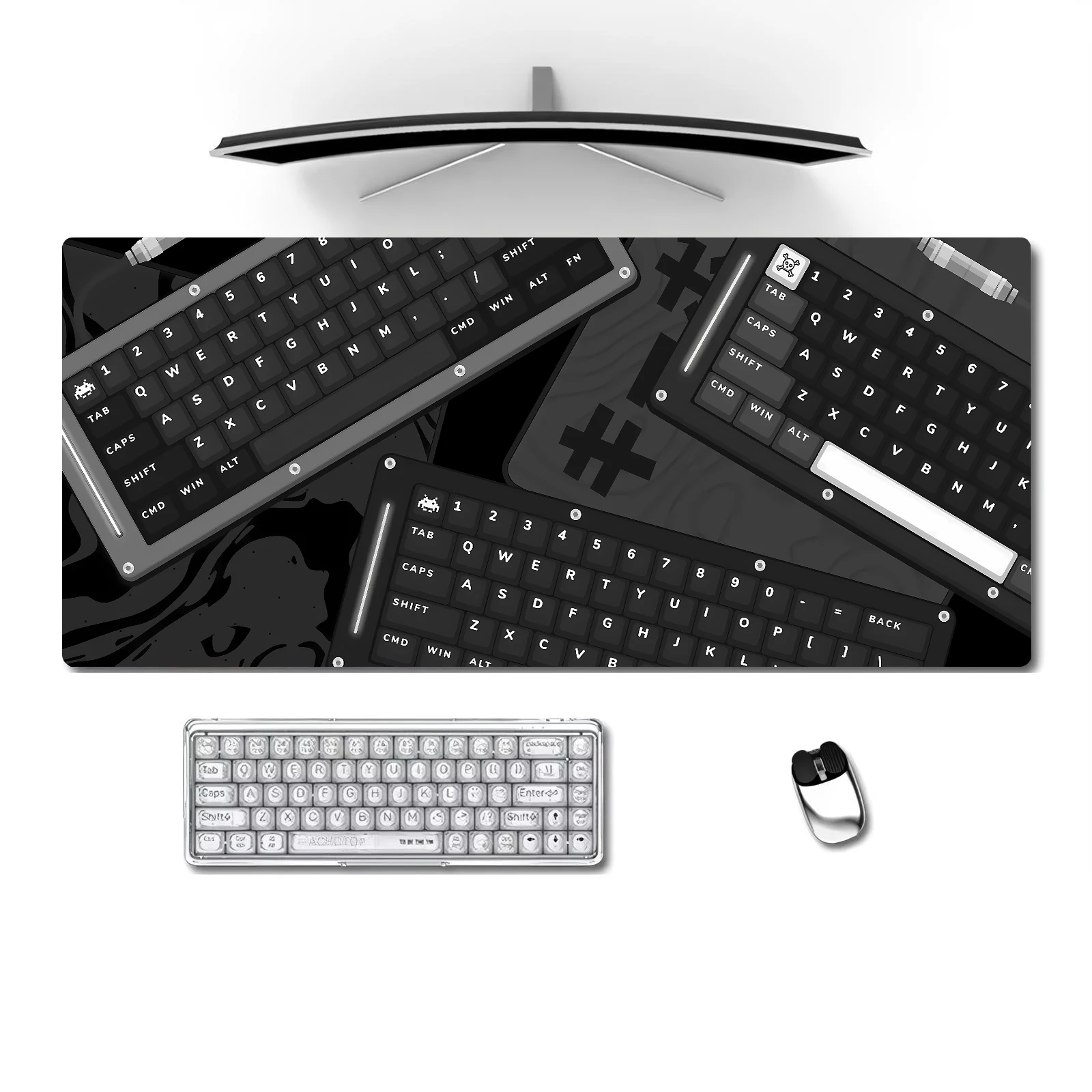 Cartoon Keyboard Funny Design Mouse Pad Large Computer Offices Game Mat Rubber Anti-slip Gaming Decor Accessories Long Desk Pads
Cartoon Keyboard Funny Design Mouse Pad Large Computer Offices Game Mat Rubber Anti-slip Gaming Decor Accessories Long Desk Pads