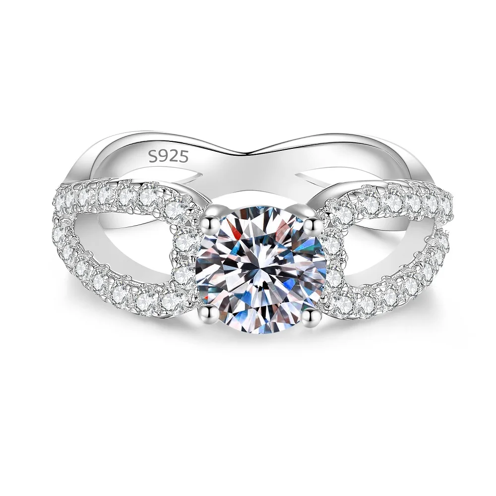 Luxury Sparkling 1 Carat D Color Moissanite Women Unique Ring-925 Sterling Silver Wedding Engagement Jewelry Gift-Size 5~9
Luxury Sparkling 1 Carat D Color Moissanite Women Unique Ring-925 Sterling Silver Wedding Engagement Jewelry Gift-Size 5~9