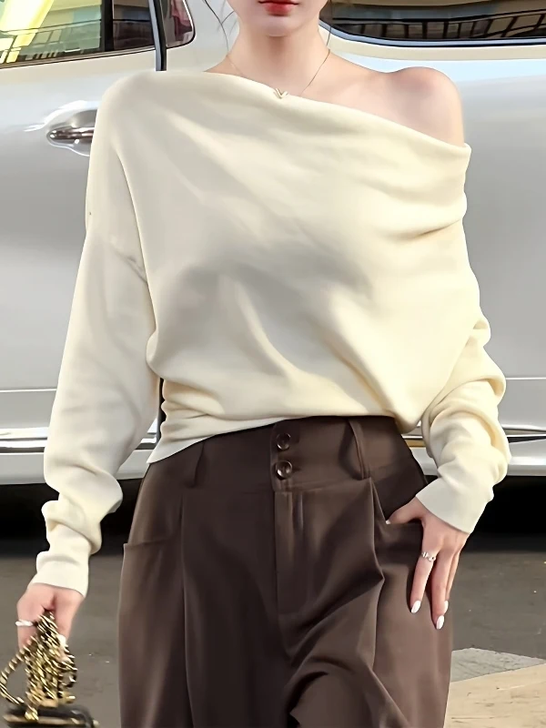 Женский вязаный свитер с длинными рукавами, утягивающий талию, больших размеров, удобный, осенне-зимний, модный, топ больших размеров
Женский вязаный свитер с длинными рукавами, утягивающий талию, больших размеров, удобный, осенне-зимний, модный, топ больших размеров