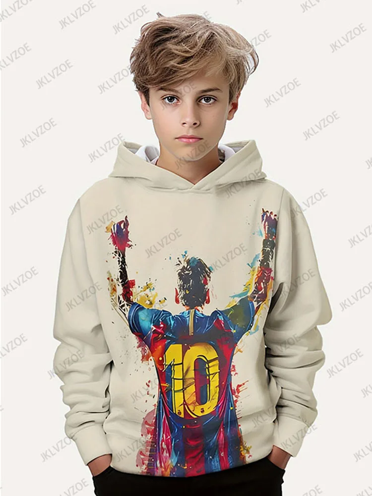 2024 New Arriavl Football 10 Printed Creative Pattern Long Sleeved Hooded Round Neck Casual Sweatshirts Pullovers Kids/Adult Top
2024 New Arriavl Football 10 Printed Creative Pattern Long Sleeved Hooded Round Neck Casual Sweatshirts Pullovers Kids/Adult Top