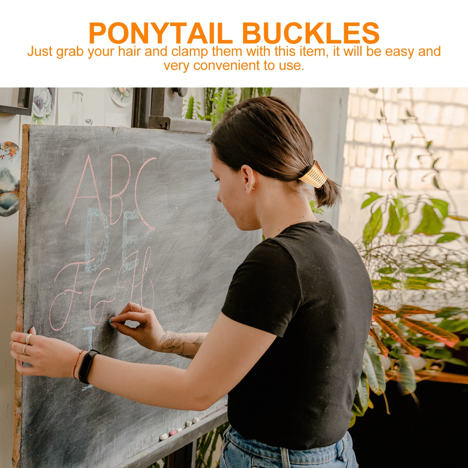 4Pcs Ponytail Buckles Hair Barrette Styling Accessory Quick Hairstyle Time-Saving Ergonomic Design Attractive Gift Women Girls
4Pcs Ponytail Buckles Hair Barrette Styling Accessory Quick Hairstyle Time-Saving Ergonomic Design Attractive Gift Women Girls