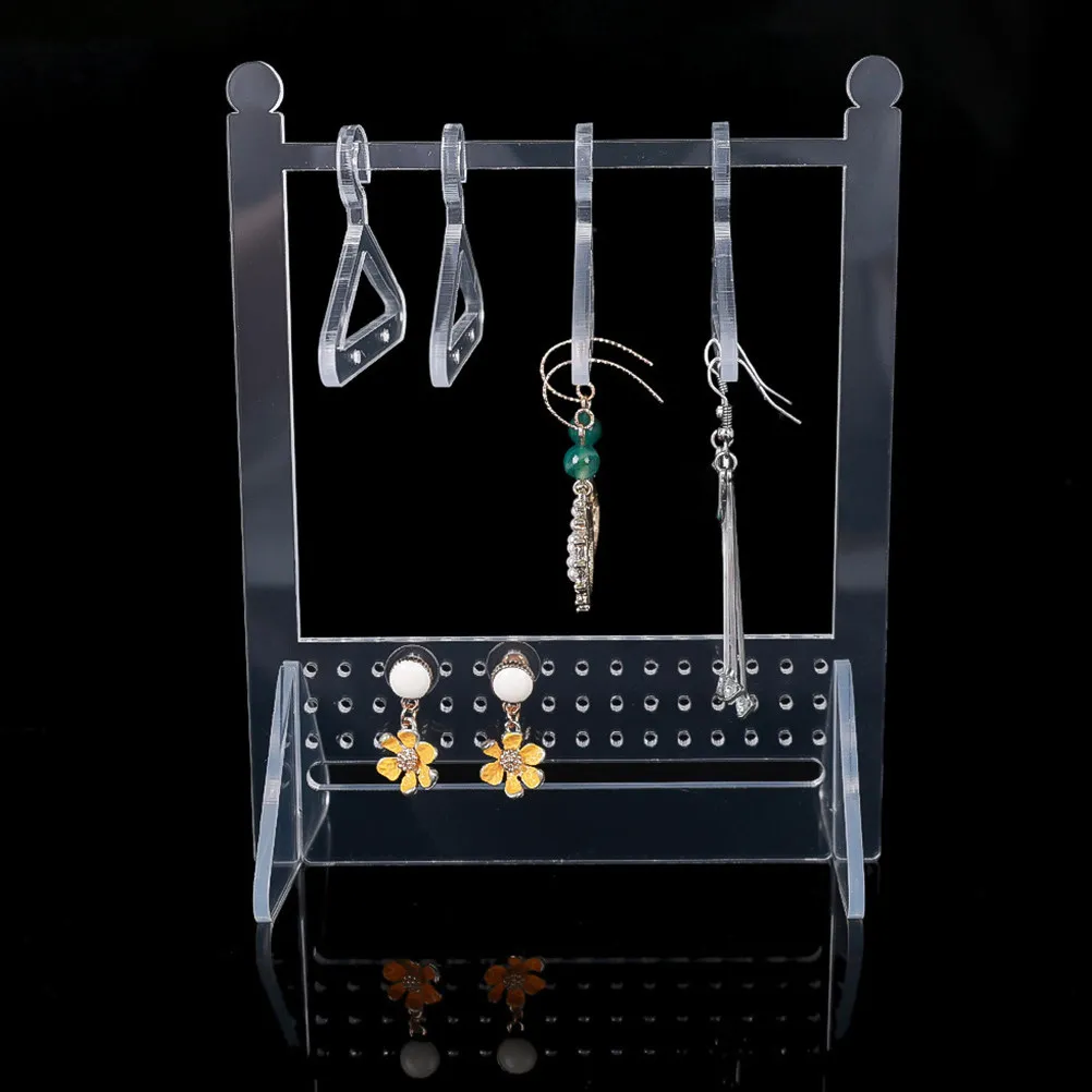 Набор из 2 акриловых подставок для украшений: держатель для серег, подставка для ожерелий, настольный органайзер, вешалка для одежды для дома и декора ювелирного магазина
Набор из 2 акриловых подставок для украшений: держатель для серег, подставка для ожерелий, настольный органайзер, вешалка для одежды для дома и декора ювелирного магазина