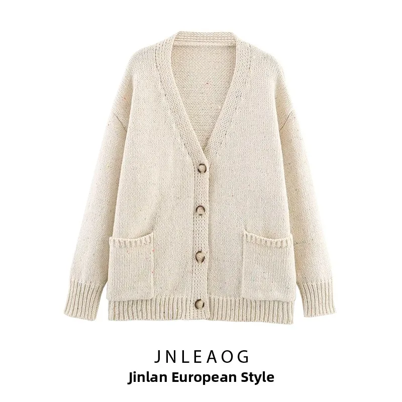 JNLEAOG Autumn New Faion Women's Loose Knitted Outerwear Small Polka Dot Open Cardigan Polyester Fiber Long Sve Regular ...
JNLEAOG Autumn New Faion Women's Loose Knitted Outerwear Small Polka Dot Open Cardigan Polyester Fiber Long Sve Regular ...