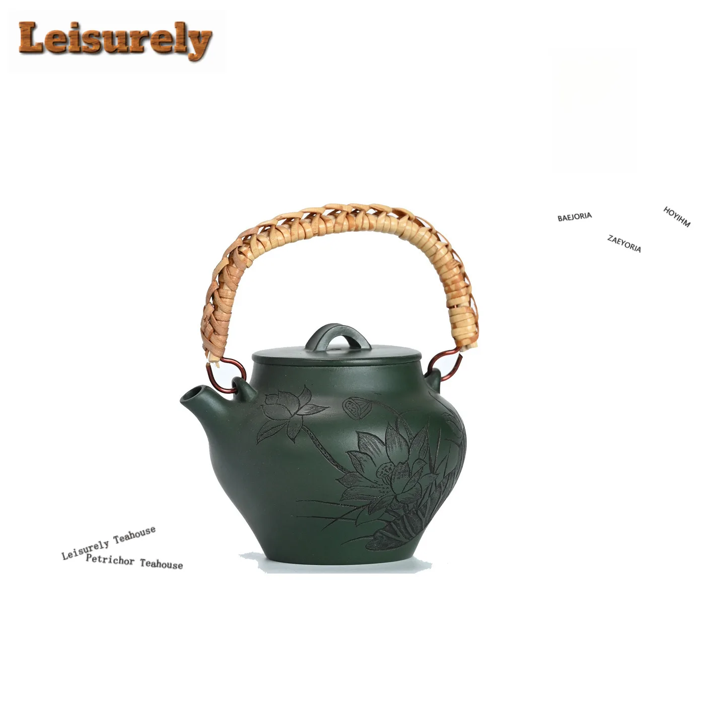 170ml Elegant Yixing Purple Clay Teapots Handmade Lift Pot Raw Ore Green Mud Tea Making Kettle Chinese Zisha Tea Set Ornaments
170ml Elegant Yixing Purple Clay Teapots Handmade Lift Pot Raw Ore Green Mud Tea Making Kettle Chinese Zisha Tea Set Ornaments