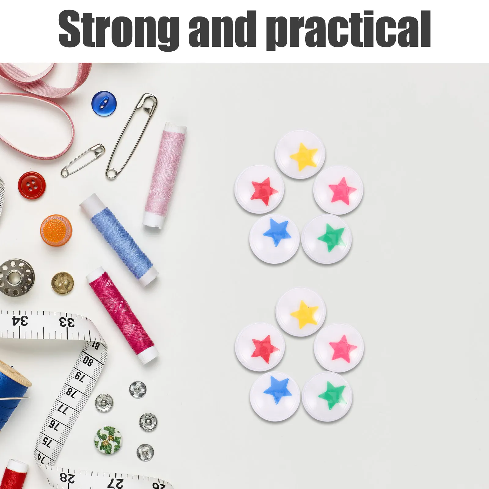 240Pcs Plastic Realistic Wiggle Eyeballs with Movable 5-Pointed Star Center for Crafts Stuffed Animals Puppet Making Role Play
240Pcs Plastic Realistic Wiggle Eyeballs with Movable 5-Pointed Star Center for Crafts Stuffed Animals Puppet Making Role Play