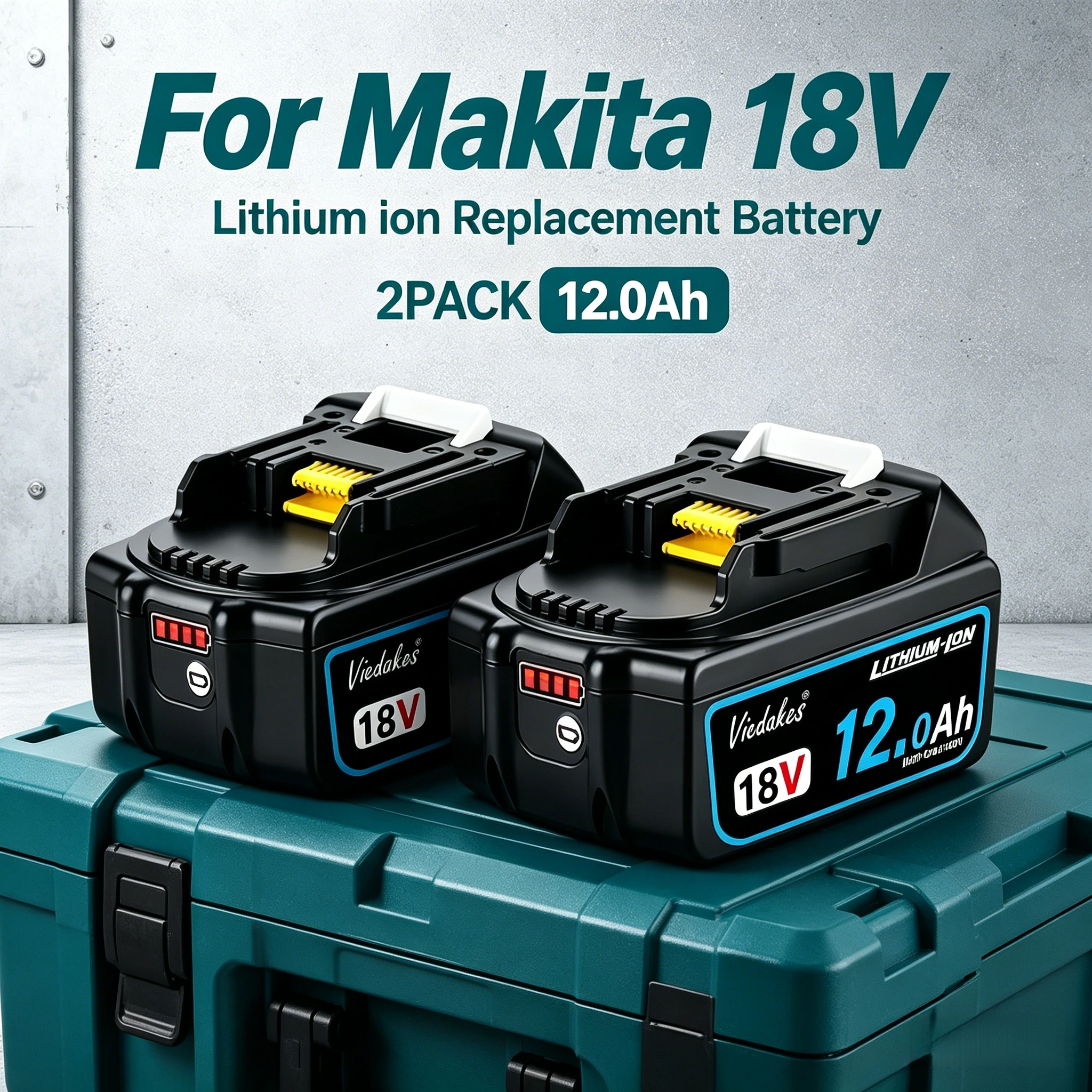 For Makita 18V Battery 8.0Ah 10.0Ah 12.0Ah Rechargeable Lithium, for Makita Cordles Power Tool Battery✅BL1860 BL1850 BL1830
For Makita 18V Battery 8.0Ah 10.0Ah 12.0Ah Rechargeable Lithium, for Makita Cordles Power Tool Battery✅BL1860 BL1850 BL1830