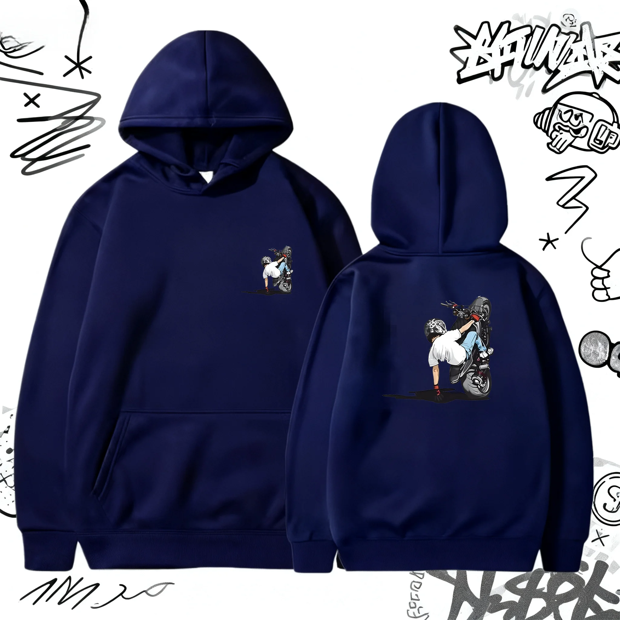 Мужская толстовка с капюшоном в спортивном стиле, новинка осень-зима 2026, повседневный дизайнерский пуловер
Мужская толстовка с капюшоном в спортивном стиле, новинка осень-зима 2026, повседневный дизайнерский пуловер