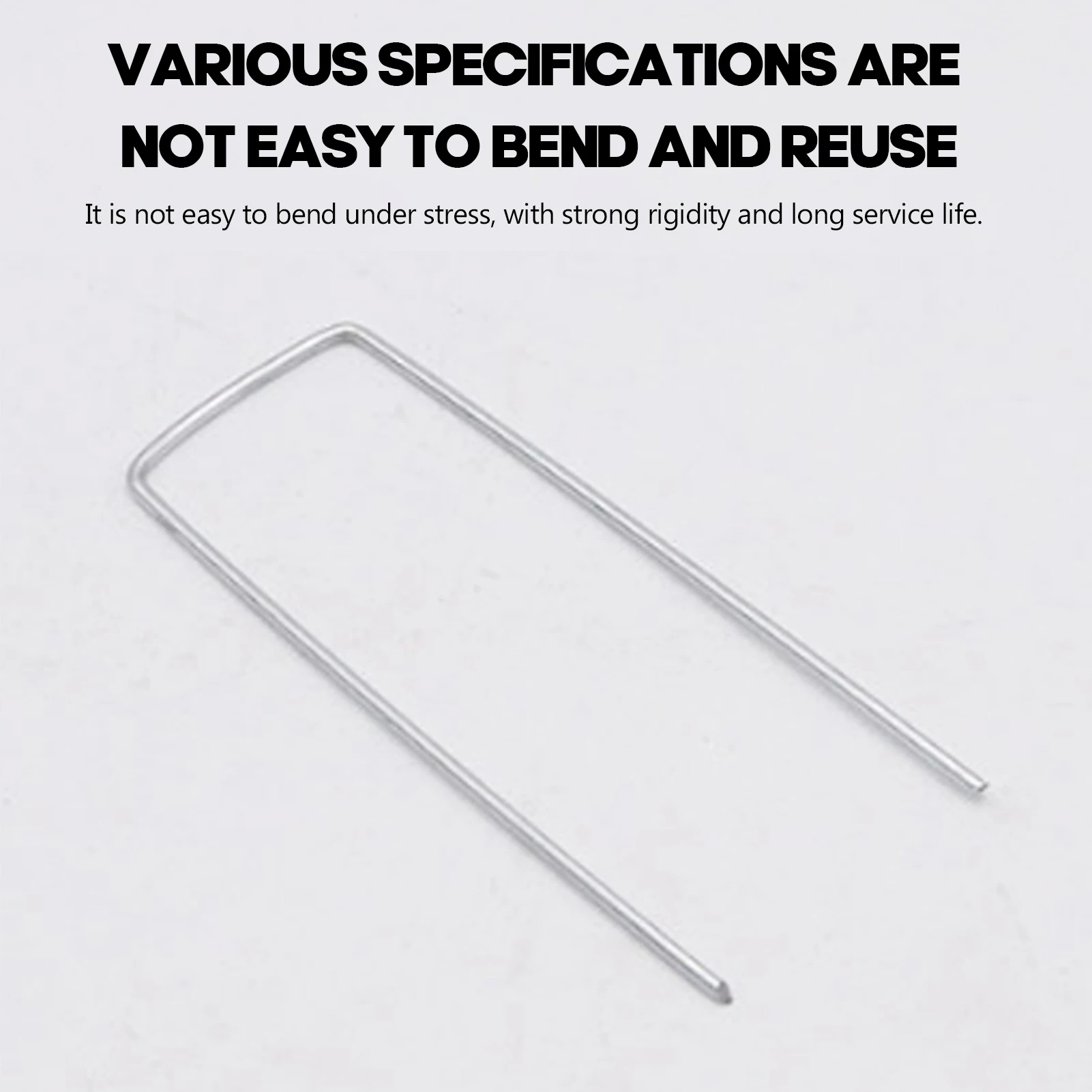 25PCS U-Shaped Garden Staples Stake Not Easy to Bend Reusable Tent Stake for Lawn Yard Turf Tents Fences
25PCS U-Shaped Garden Staples Stake Not Easy to Bend Reusable Tent Stake for Lawn Yard Turf Tents Fences