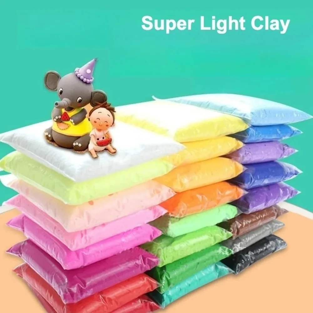 17-color Ultra-light Clay Nontoxic 500g Bagged Plasticine Colored Clay Space Clay Handmade DIY Material
17-color Ultra-light Clay Nontoxic 500g Bagged Plasticine Colored Clay Space Clay Handmade DIY Material