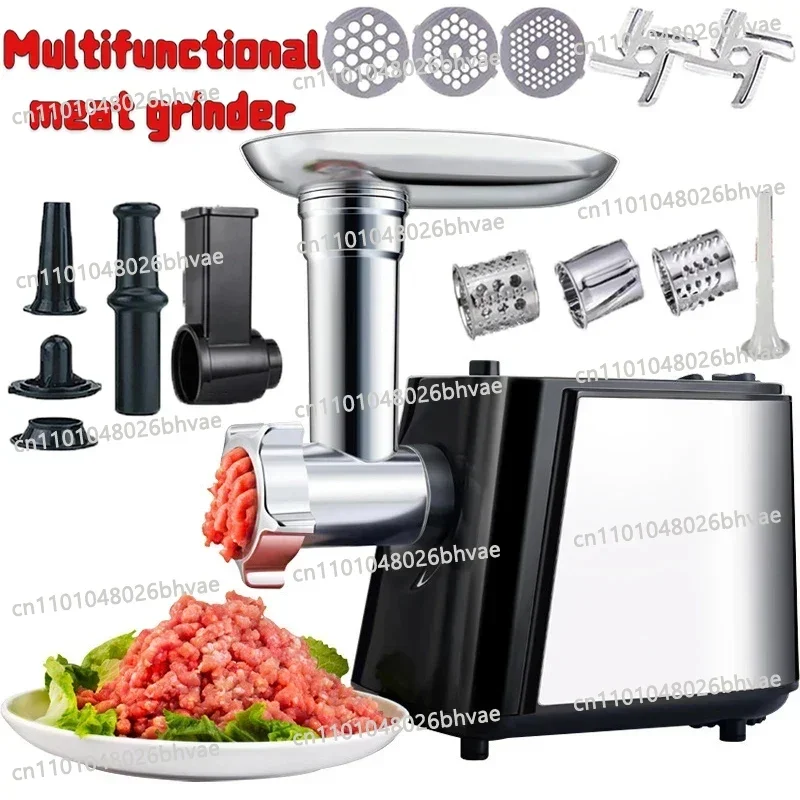 Stainless Steel Electric Meat Grinder Home Multifunctional Blade Meat Mincer Meat Food Processor Sausage Noodles Maker Filler
Stainless Steel Electric Meat Grinder Home Multifunctional Blade Meat Mincer Meat Food Processor Sausage Noodles Maker Filler