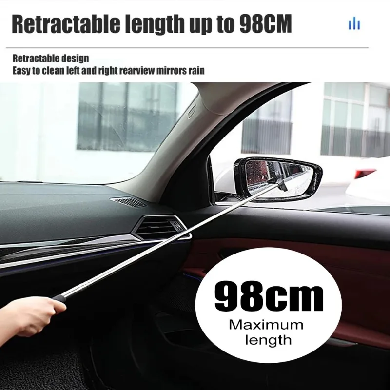 Long Handle Retractable Car Cleaning Brush - For Wiper & Window, Fits Rearview Mirror & Front Glass
Long Handle Retractable Car Cleaning Brush - For Wiper & Window, Fits Rearview Mirror & Front Glass