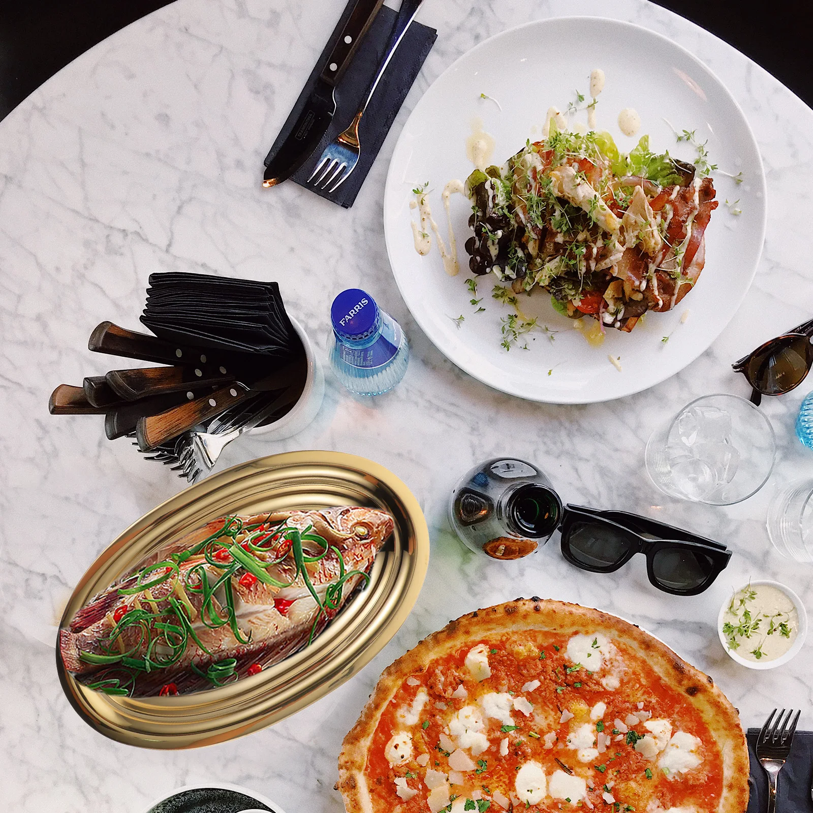 1pc Stainless Steel Oval Plate Compact Serving Tray For Home Restaurant Bar Breakfast Snack Fruit Pastry Fish Roast Meat Food
1pc Stainless Steel Oval Plate Compact Serving Tray For Home Restaurant Bar Breakfast Snack Fruit Pastry Fish Roast Meat Food