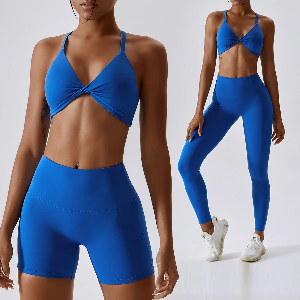 Yoga Set 2 Piece Women Gym Sports Fitness High Waist Leggings Gym Quick dry naked yoga suit sexy running Workout Clothes 8013
Yoga Set 2 Piece Women Gym Sports Fitness High Waist Leggings Gym Quick dry naked yoga suit sexy running Workout Clothes 8013