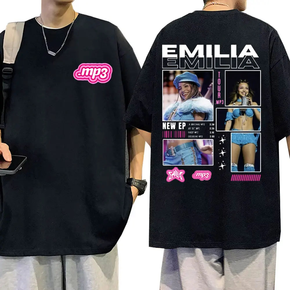 Emilia Mernes MP3 Tour T-shirts Men Women Fashion Vintage Oversized T Shirt Men's Cotton Harajuku Short Sleeve Tees Streetwear
Emilia Mernes MP3 Tour T-shirts Men Women Fashion Vintage Oversized T Shirt Men's Cotton Harajuku Short Sleeve Tees Streetwear