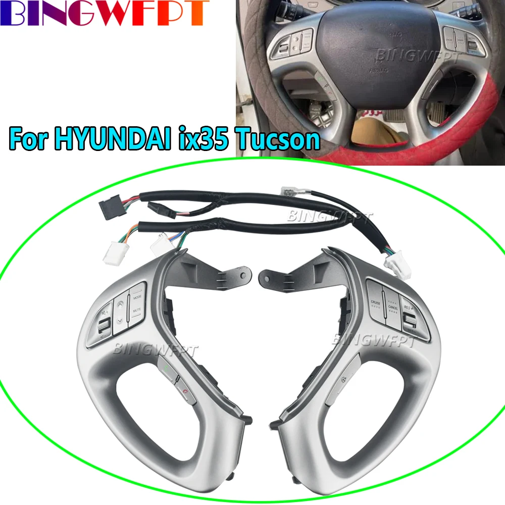 Volume Audio adjust Cruise Crotrol Switch With Wire For Hyundai IX35 2010-2017 Multifunction Steering Wheel Button
Volume Audio adjust Cruise Crotrol Switch With Wire For Hyundai IX35 2010-2017 Multifunction Steering Wheel Button