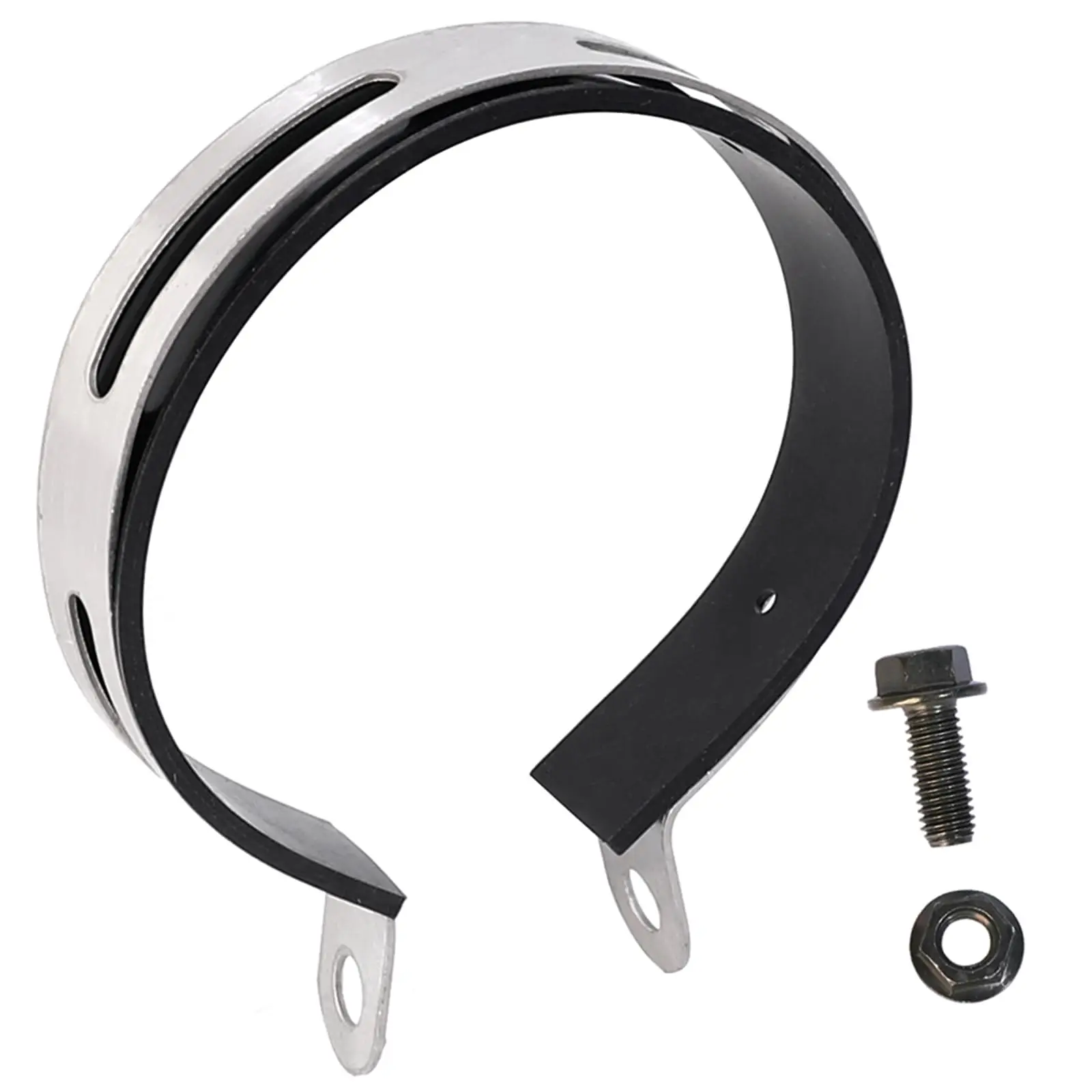 Universal Motorcycle Exhaust Clamps in Stainless Steel Material,Exhaust Bracket Clip,1 Piece Exhaust Bracket Hanger for Most
Universal Motorcycle Exhaust Clamps in Stainless Steel Material,Exhaust Bracket Clip,1 Piece Exhaust Bracket Hanger for Most