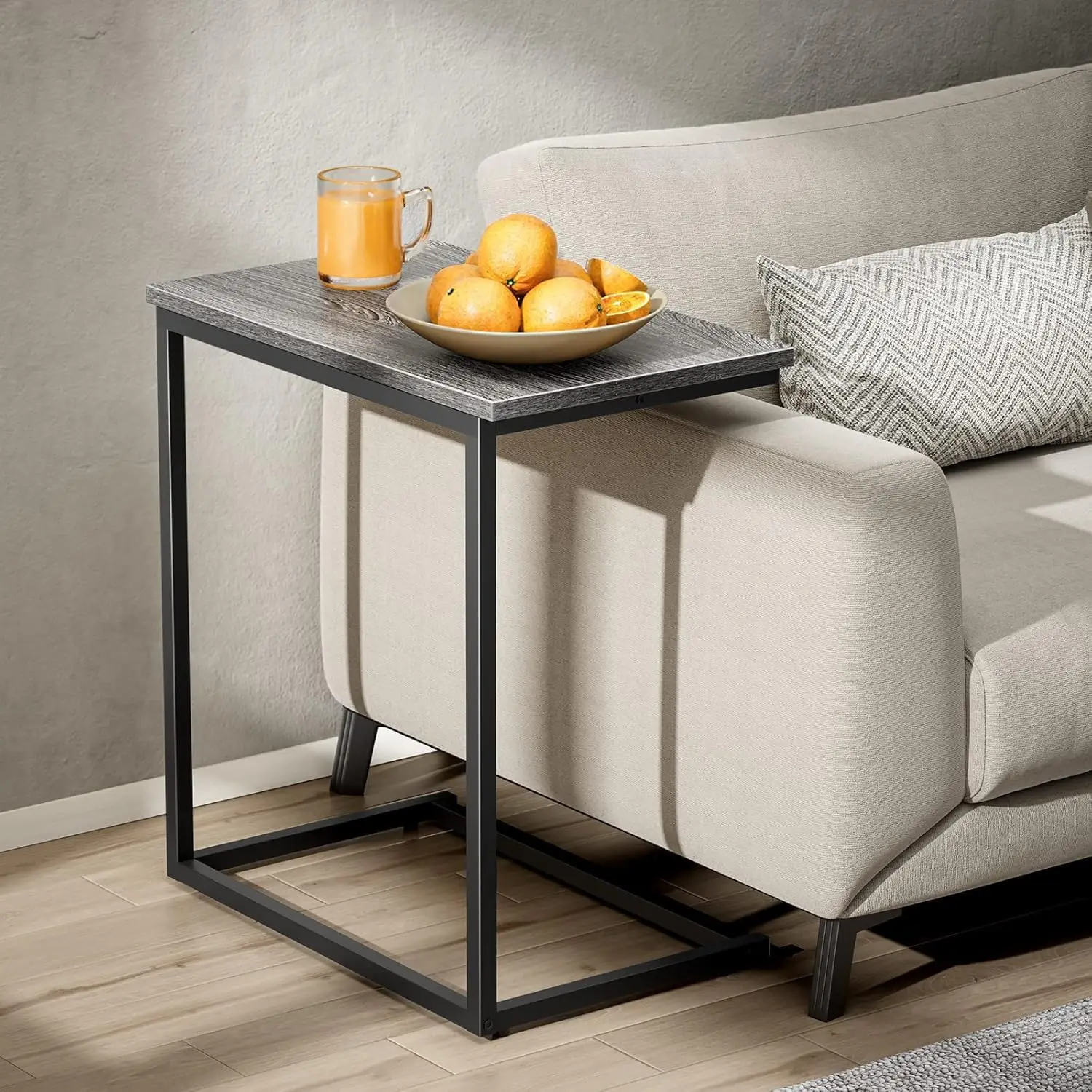 C Shaped End Table 27 Inches High, Side Table for Couch Slide Under, Sofa Side Table for Living Room, Wood 2 Pack
C Shaped End Table 27 Inches High, Side Table for Couch Slide Under, Sofa Side Table for Living Room, Wood 2 Pack