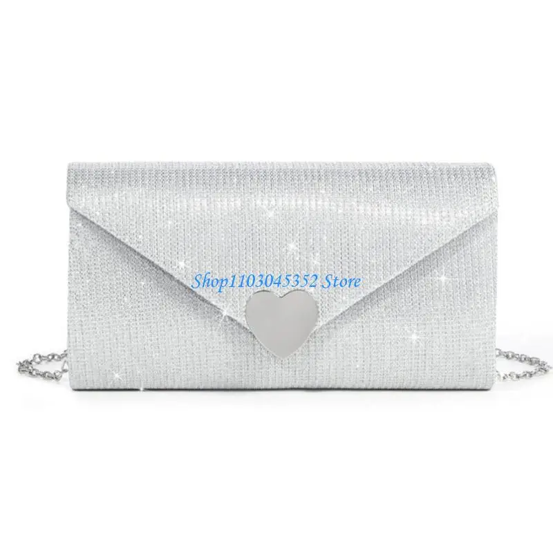 Women Evening Bag Handbag Elegant Crossbody Bag Heart Shoulder Bag for Wedding
Women Evening Bag Handbag Elegant Crossbody Bag Heart Shoulder Bag for Wedding