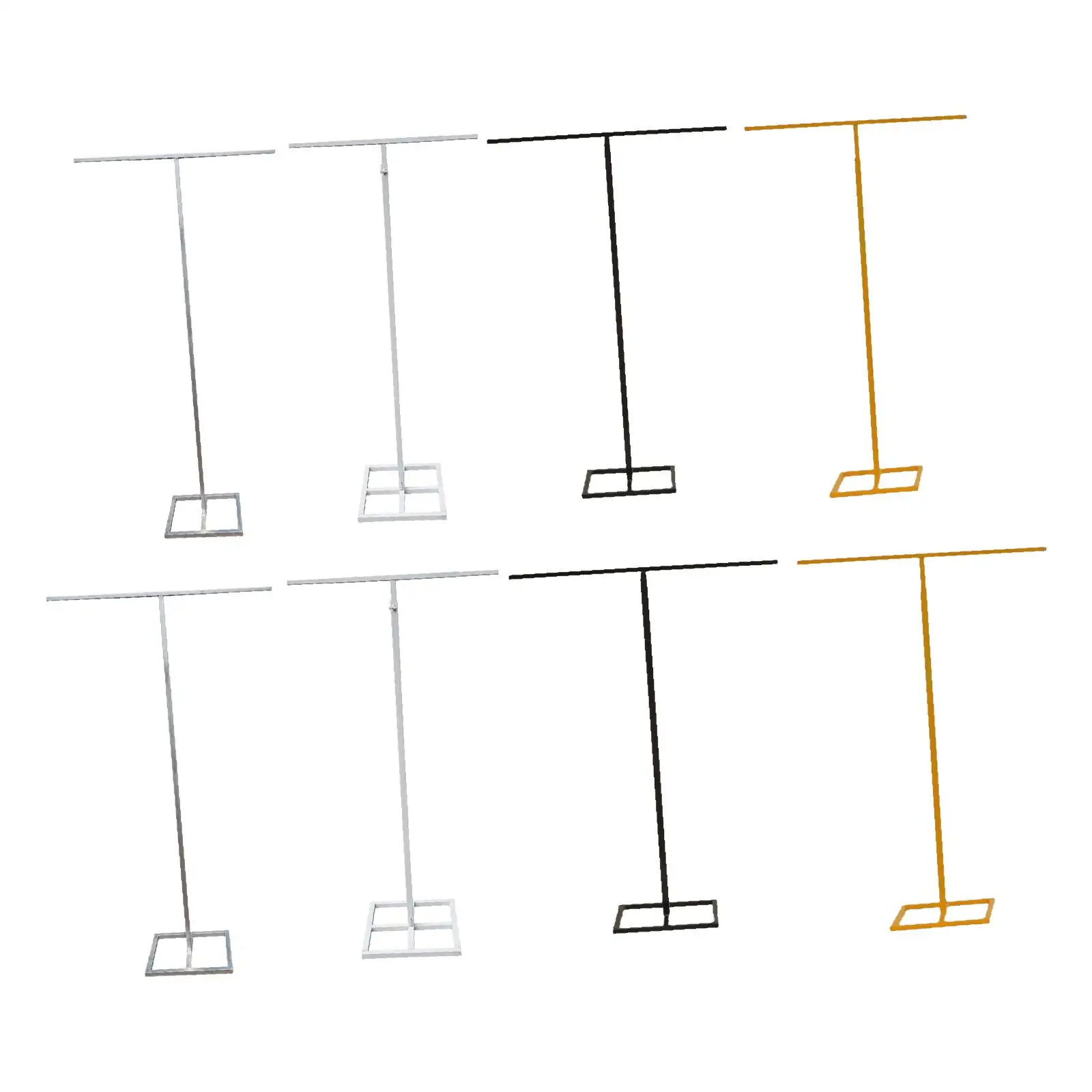 T Shaped Wedding Backdrop Stand,Metal Drape Frame Christmas Balloon Background Support Adjustable for Shower Event Party
T Shaped Wedding Backdrop Stand,Metal Drape Frame Christmas Balloon Background Support Adjustable for Shower Event Party