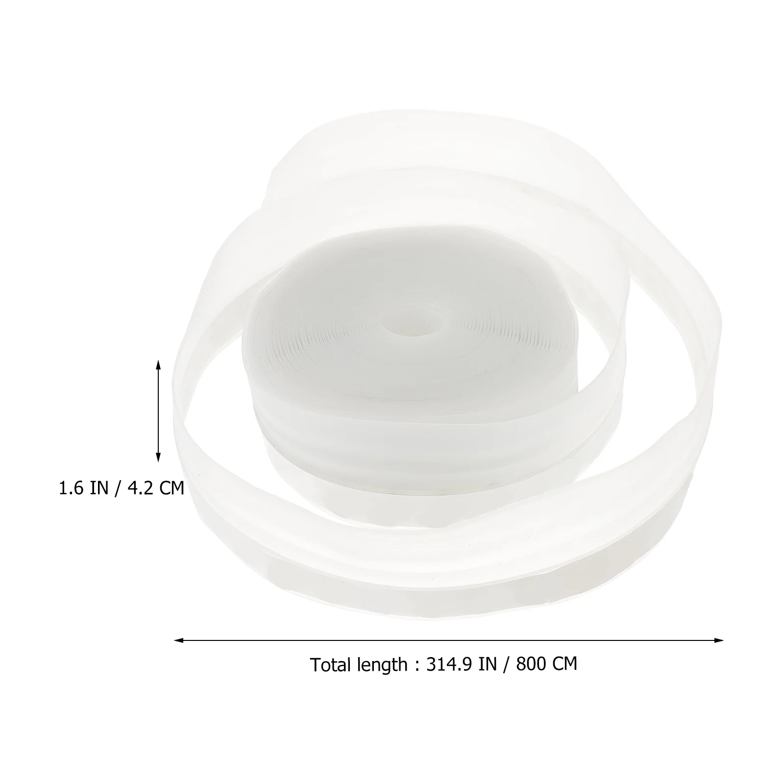 1 Roll Silicone Seal Strip Window Weather Stripping Adhesive Draft Blocker Tape Transparent High Density Cold Hot Resistant Easy
1 Roll Silicone Seal Strip Window Weather Stripping Adhesive Draft Blocker Tape Transparent High Density Cold Hot Resistant Easy