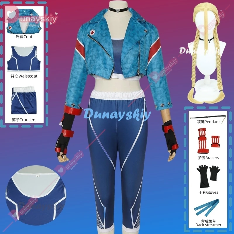 Fighter Cammy Cosplay Costume Adult Women Coat Pants Jumpsuit Outfits Halloween Carnival Disguise Party Suit
Fighter Cammy Cosplay Costume Adult Women Coat Pants Jumpsuit Outfits Halloween Carnival Disguise Party Suit