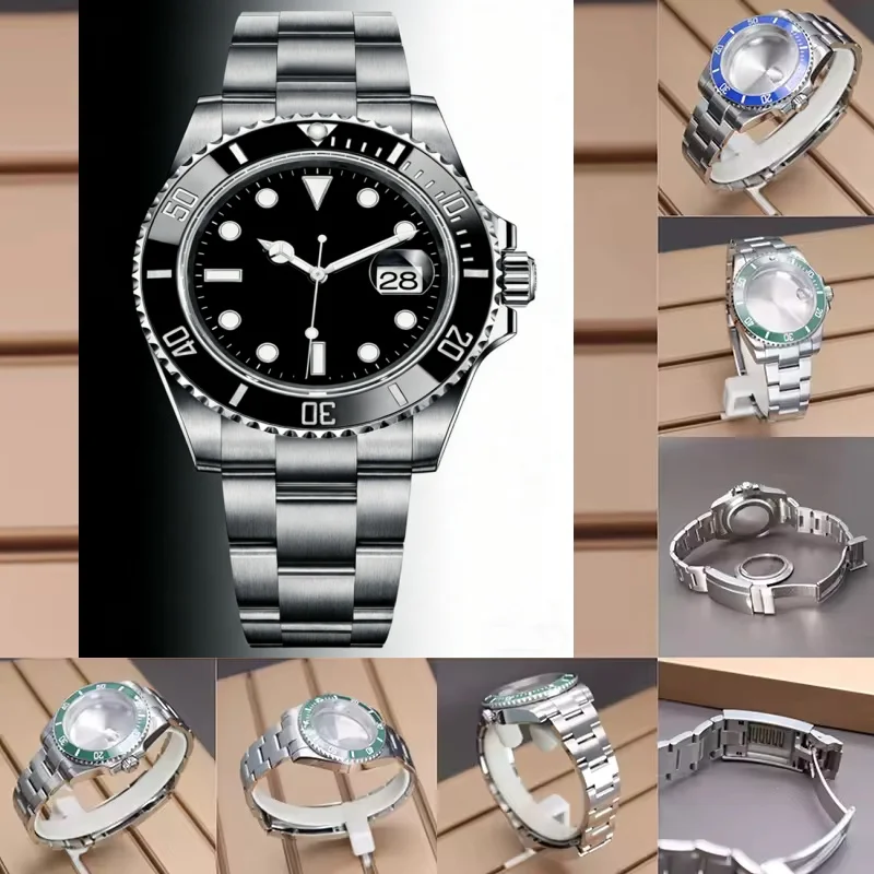 40mm Watch for Man 904L Case 2813 8215 Luxury Automatic Movement Fit Dial Sapphire Glass Case Watches
40mm Watch for Man 904L Case 2813 8215 Luxury Automatic Movement Fit Dial Sapphire Glass Case Watches