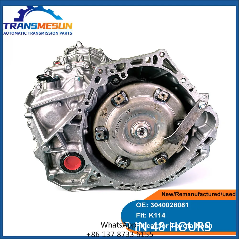 Remanufactured Automatic Transmission Assembly K114 For Toyota Noah 3ZRFAE Engine 2017-2022 Car Gearbox 30400-28081
Remanufactured Automatic Transmission Assembly K114 For Toyota Noah 3ZRFAE Engine 2017-2022 Car Gearbox 30400-28081