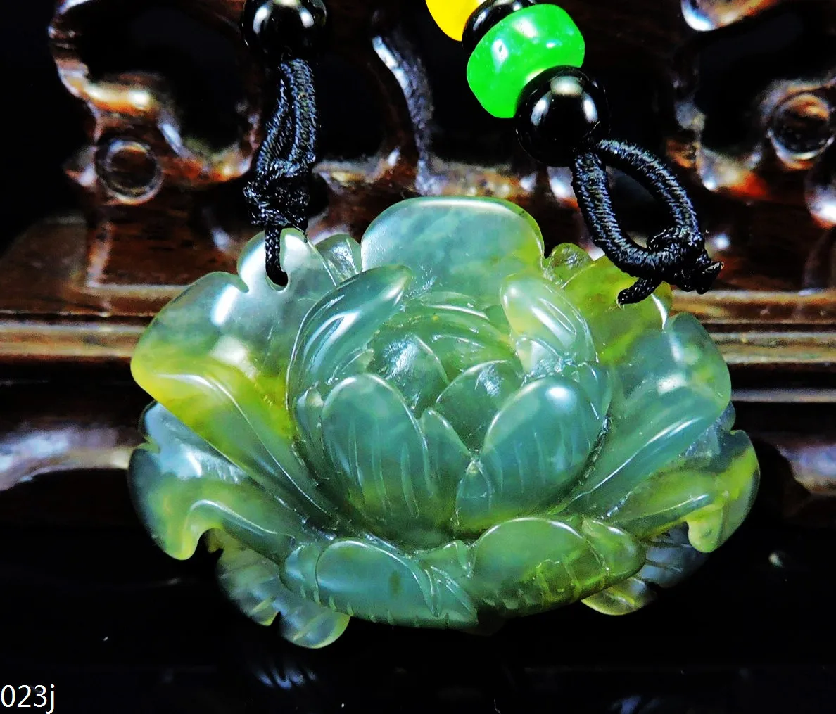 Jade Jewelry Natural Jade Pendant Necklace Hand-Carved peony flower Jadeite Necklace Pendant Gift No Treatment 023j
Jade Jewelry Natural Jade Pendant Necklace Hand-Carved peony flower Jadeite Necklace Pendant Gift No Treatment 023j