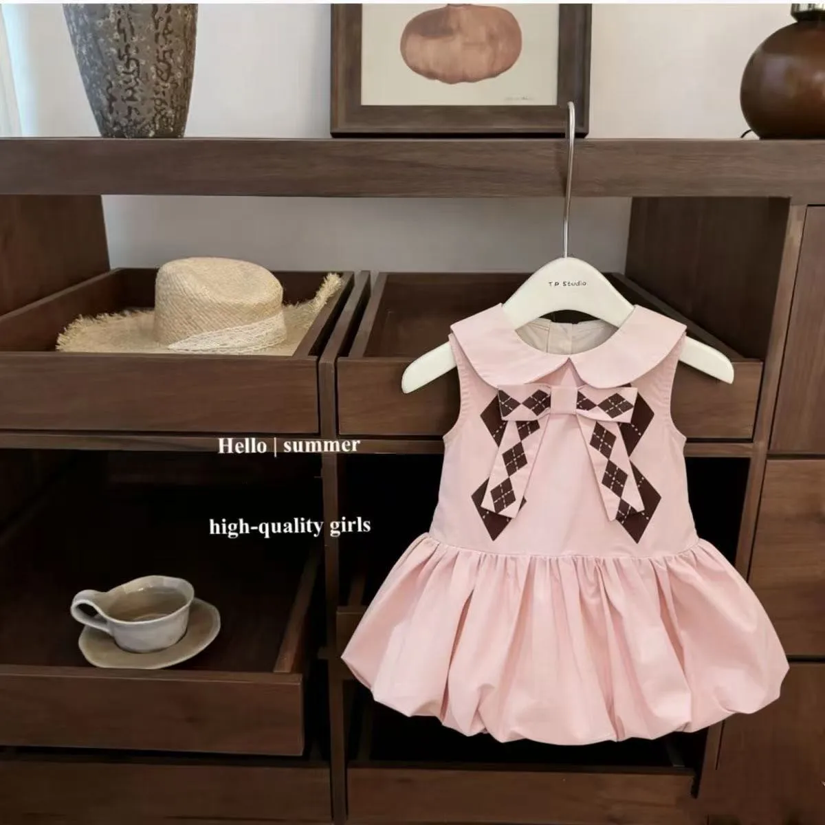 Baby Girl Sweet Pink Argyle Preppy Style Tank Dress Elegant Bubble Hem Princess Sundress for
Baby Girl Sweet Pink Argyle Preppy Style Tank Dress Elegant Bubble Hem Princess Sundress for