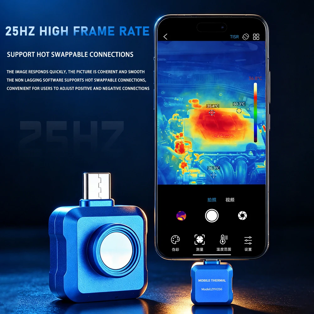 Professional High Precision Thermal Imager Industrial Infrared Camera for Electrical Maintenance Inspection
Professional High Precision Thermal Imager Industrial Infrared Camera for Electrical Maintenance Inspection