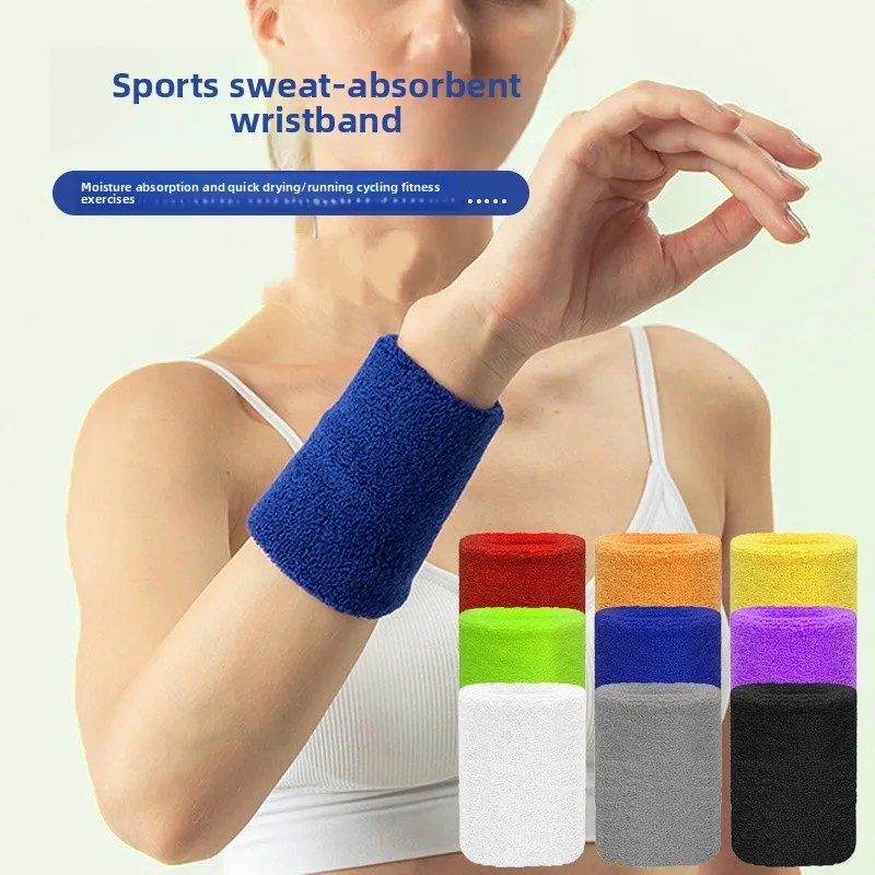 Pure Cotton Outdoor Sports Wristband Towel Soft Moissanite Sweat Absorbent Anti-Twist Wrist Protection Bandage for Fitness 
Pure Cotton Outdoor Sports Wristband Towel Soft Moissanite Sweat Absorbent Anti-Twist Wrist Protection Bandage for Fitness