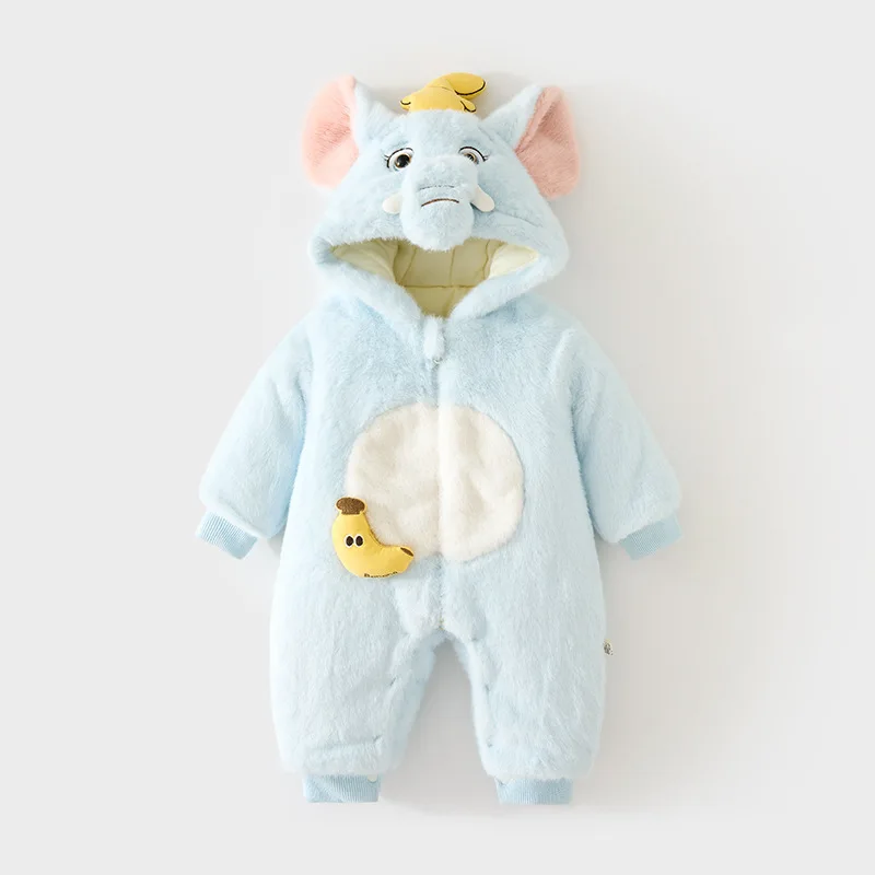 Baby Fleece-Lined Outer Wear Jumpsuit Autumn and Winter Baby Cotton Outwear Winter Thickened Rompers Children Baby Romper
Baby Fleece-Lined Outer Wear Jumpsuit Autumn and Winter Baby Cotton Outwear Winter Thickened Rompers Children Baby Romper