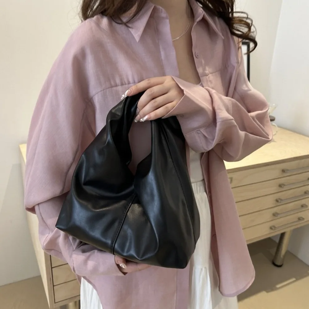 Korean Style Large Capacity Simple Pleated Handbag Stylish Square Women Tote Bag PU Leather Soft Single-shoulder Bag Girls
Korean Style Large Capacity Simple Pleated Handbag Stylish Square Women Tote Bag PU Leather Soft Single-shoulder Bag Girls