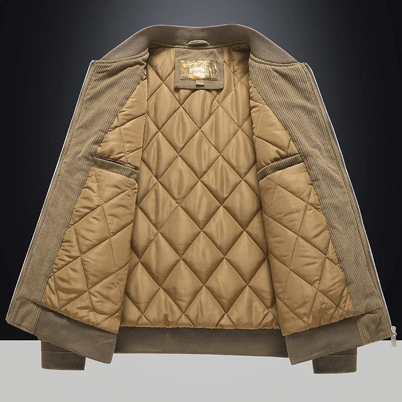 Thick Cotton Jacket Men's Fashion Casual Warm Corduroy Outwear Coat Winter Stand Collar Slim Jacket New Autumn Large Size Men's
Thick Cotton Jacket Men's Fashion Casual Warm Corduroy Outwear Coat Winter Stand Collar Slim Jacket New Autumn Large Size Men's