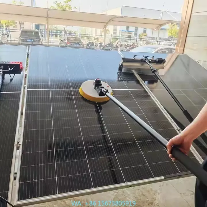 2025 New Design High Quality Single Disc Solar Panel Cleaning Brush Hot Selling Photovoltaic Cleaning Brushes
2025 New Design High Quality Single Disc Solar Panel Cleaning Brush Hot Selling Photovoltaic Cleaning Brushes