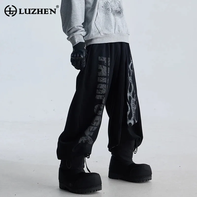LUZHEN Fashion Streetwear Men's Elastic Waist Loose Wide Leg Casual Jeans 2025 New Printed Bending Knife Legs Denim Pants JY3698
LUZHEN Fashion Streetwear Men's Elastic Waist Loose Wide Leg Casual Jeans 2025 New Printed Bending Knife Legs Denim Pants JY3698
