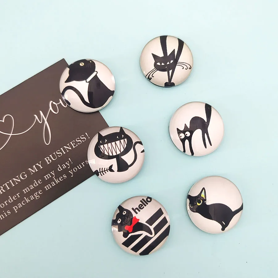 6pcs Personalized and Fun Cat Refrigerator Magnets Cute Creative Fridge Photo Message Magnet Decorative
6pcs Personalized and Fun Cat Refrigerator Magnets Cute Creative Fridge Photo Message Magnet Decorative