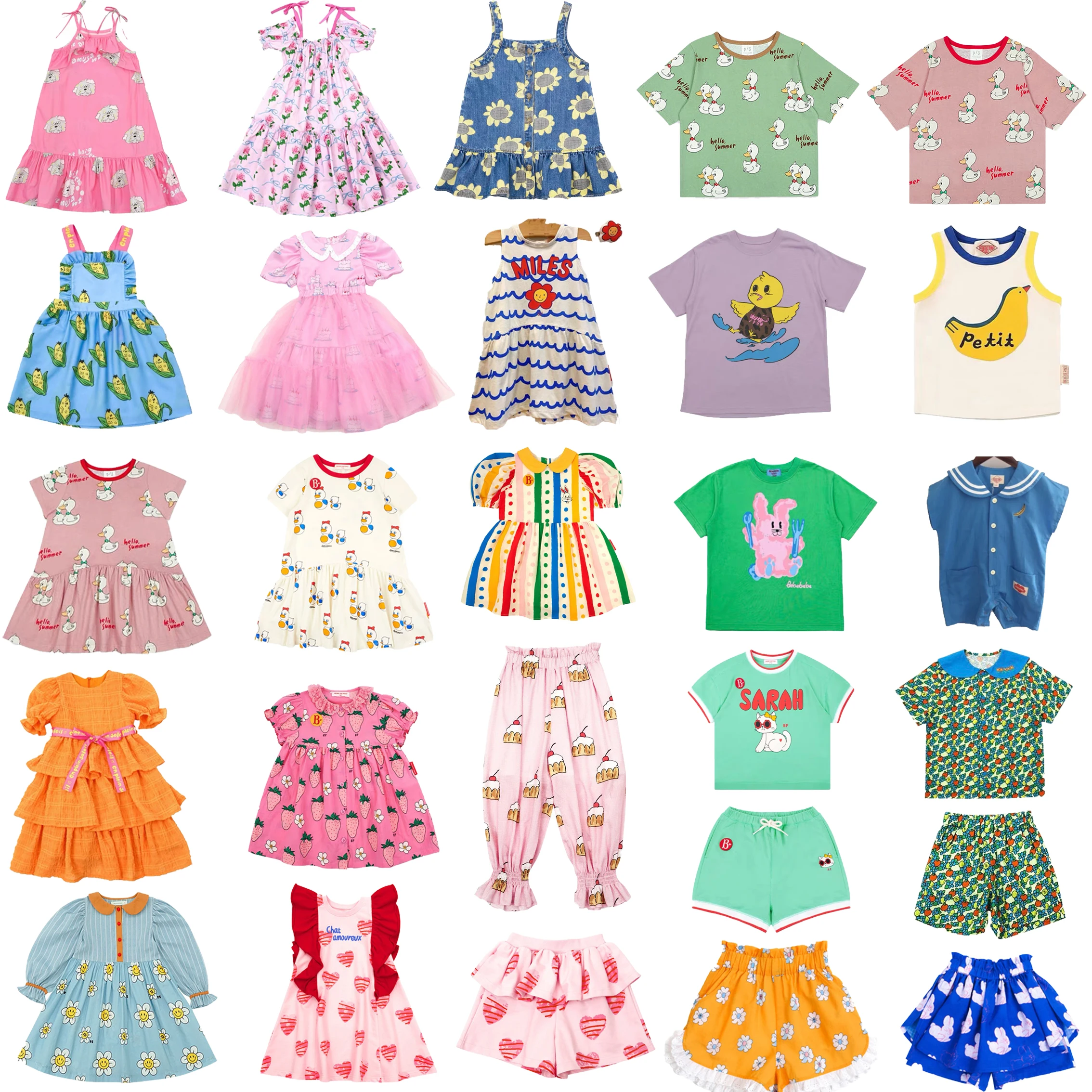 2024 Summer Spring Korean Baby Tee Shirts Sweet Kids Jacket Outwear Cartoon Girl Dress Boy Sweatshirts and Pant Clothes
2024 Summer Spring Korean Baby Tee Shirts Sweet Kids Jacket Outwear Cartoon Girl Dress Boy Sweatshirts and Pant Clothes