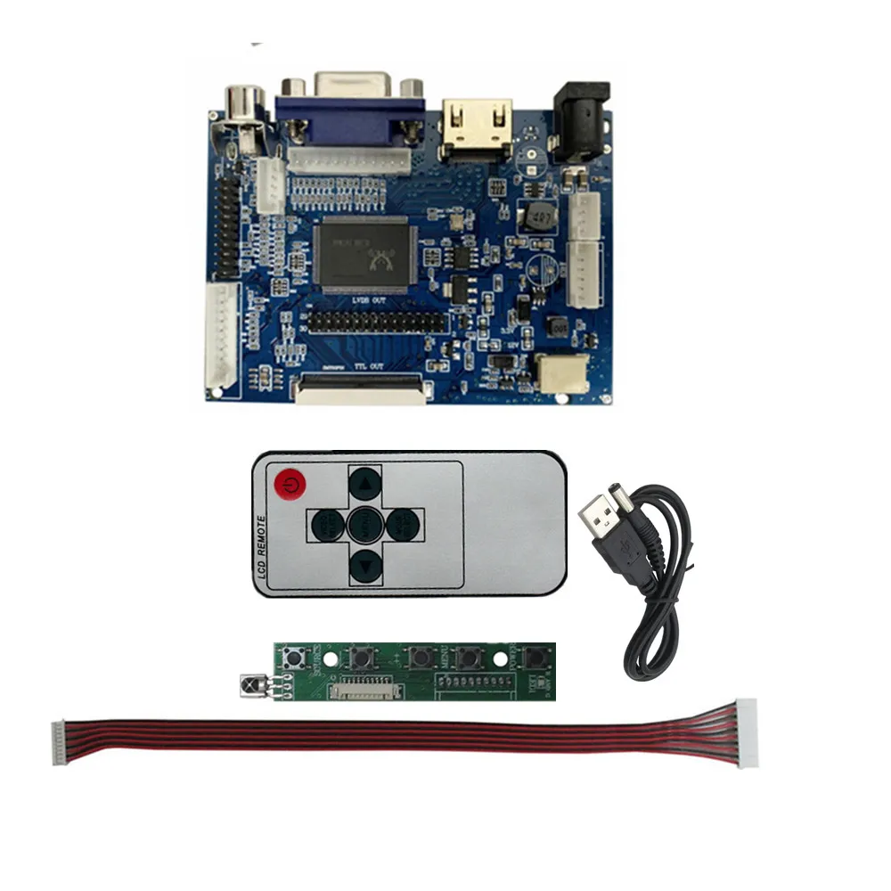 LCD Display TTL LVDS Controller driver Board HDMI VGA 2AV input 50PIN for AT070TN90 92 94 AT090TN10 12 AT065TN14 AT080TN64
LCD Display TTL LVDS Controller driver Board HDMI VGA 2AV input 50PIN for AT070TN90 92 94 AT090TN10 12 AT065TN14 AT080TN64