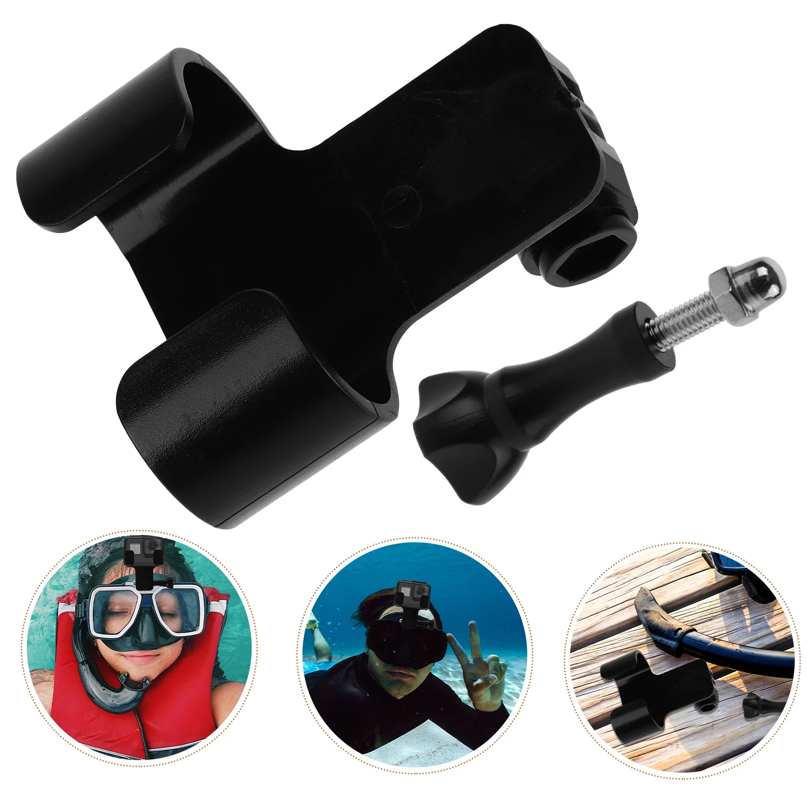 1 Set Of Mount For Diving Mask Camera Holder Rack With Stainless Steel Clip Compatible With Gopro 10 11 9 Dive Goggle
1 Set Of Mount For Diving Mask Camera Holder Rack With Stainless Steel Clip Compatible With Gopro 10 11 9 Dive Goggle