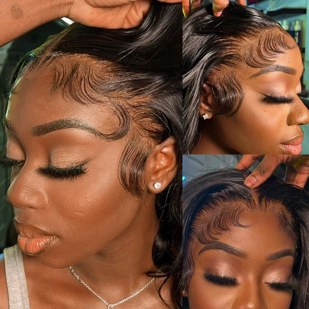 13x6 HD Transparent Lace Frontal Wigs 13x4 Body Wave 40 42 Inch 250% Density Glueless Wear And Go Human Hair Wigs Brazilian Remy Hair Natural Hairline Soft Fluffy Wigs For Daily Wear
13x6 HD Transparent Lace Frontal Wigs 13x4 Body Wave 40 42 Inch 250% Density Glueless Wear And Go Human Hair Wigs Brazilian Remy Hair Natural Hairline Soft Fluffy Wigs For Daily Wear