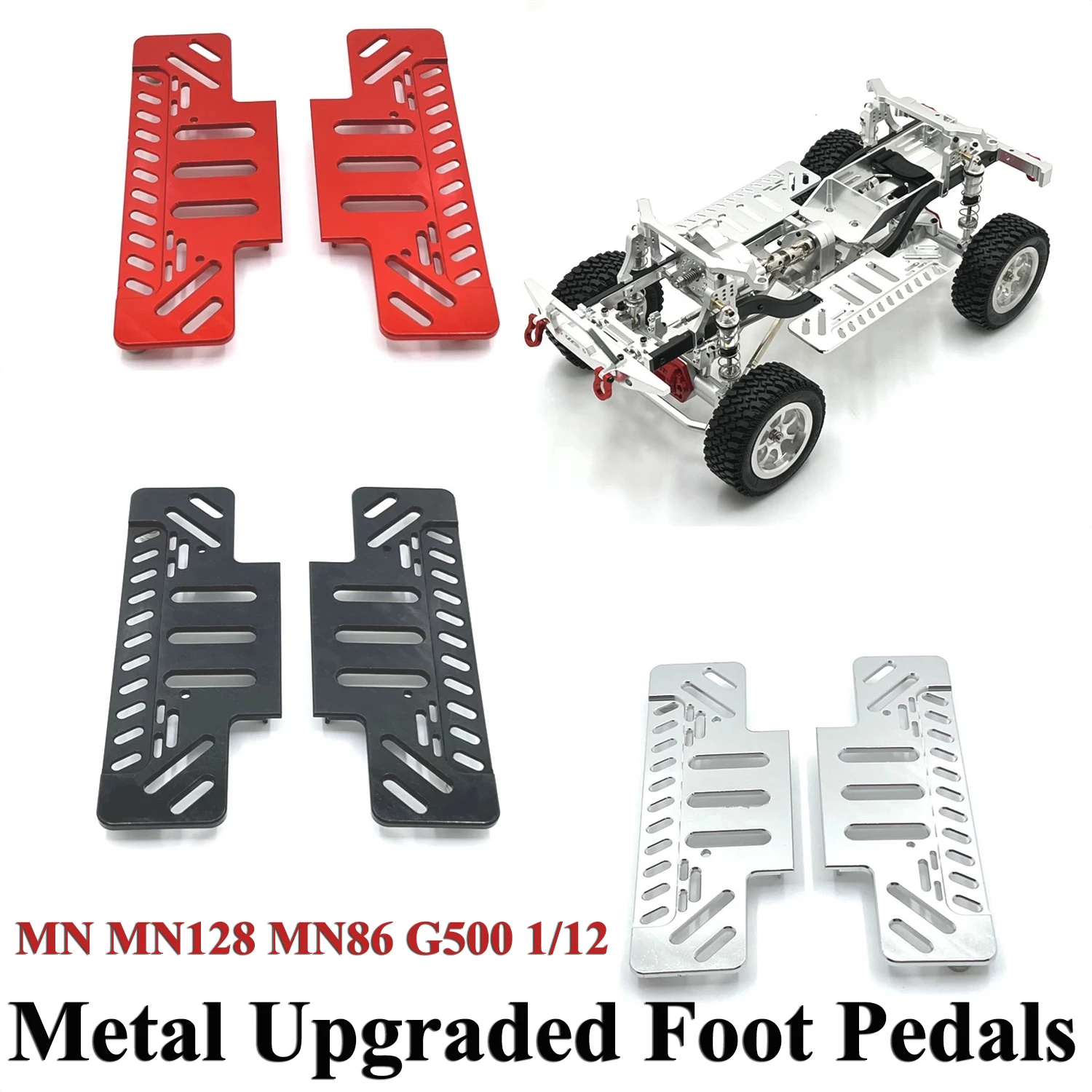 MN MN128 MN86 G500 1/12 RC Remote Control Car Parts Metal Upgraded Foot Pedals
MN MN128 MN86 G500 1/12 RC Remote Control Car Parts Metal Upgraded Foot Pedals
